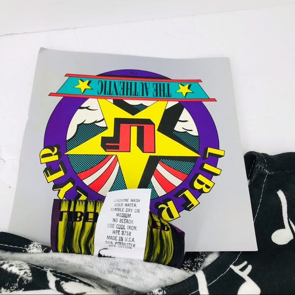 VTG Elvis Presley Jailhouse Rock AOP Print 3/4 Sleeve Shirt Liberty Flyer Large - Picture 5 of 5